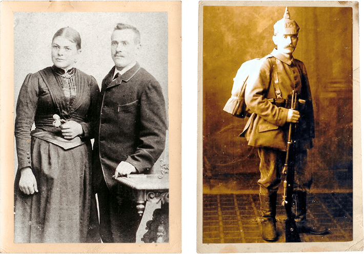 Abbildung 2: Großeltern Karoline Pauline und Christian Friedrich